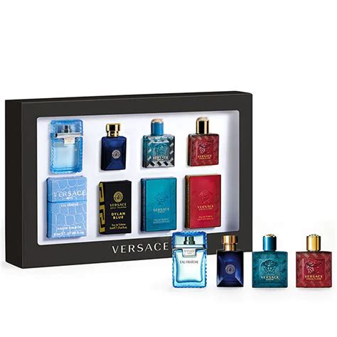 versace men's miniature set|versace mini perfume set boots.